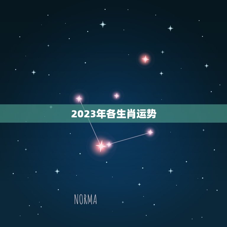 2023年各生肖运势，2023年运程十二生肖运程属