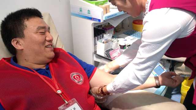 青岛“熊猫血”告急 一市民8年内紧急献血7次