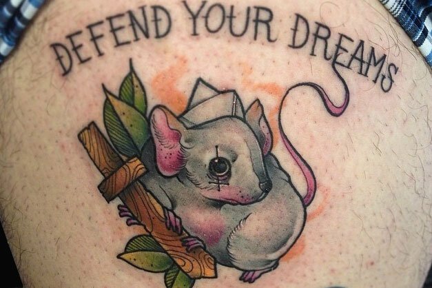 属鼠的人纹什么纹身好？推荐17张适合属鼠人的纹身图案(1/1)