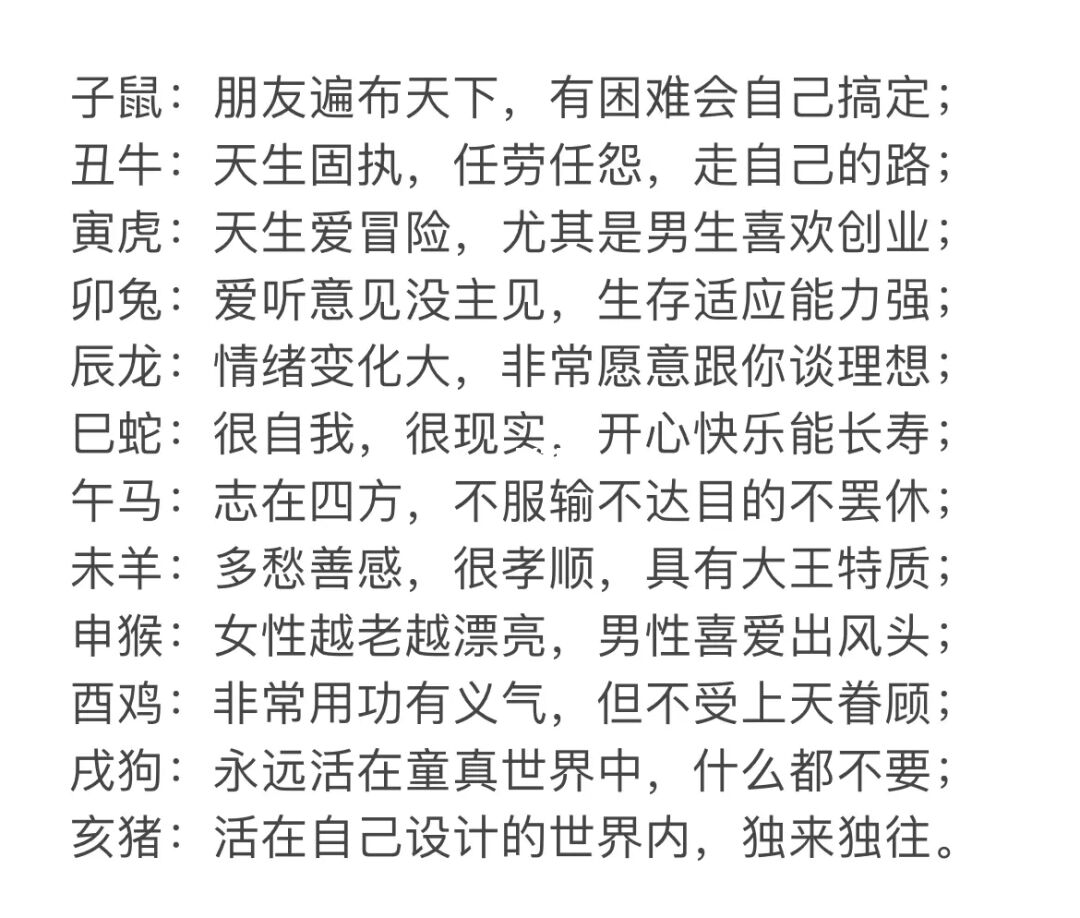 千万别眨眼
:十二生肖女人的性格脾气，优点和缺点